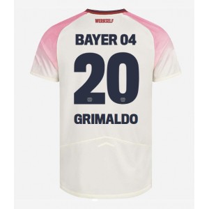 Fotbalové Dres Bayer Leverkusen Alejandro Grimaldo #20 Venkovní Oblečení 2025-26 Krátký Rukáv